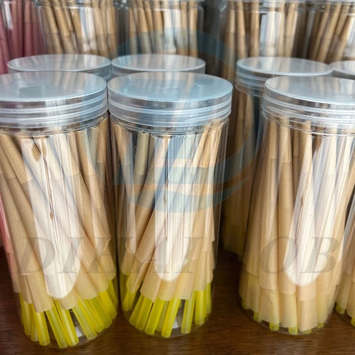 Předběžné kužely ochucené špičky papírového filtru